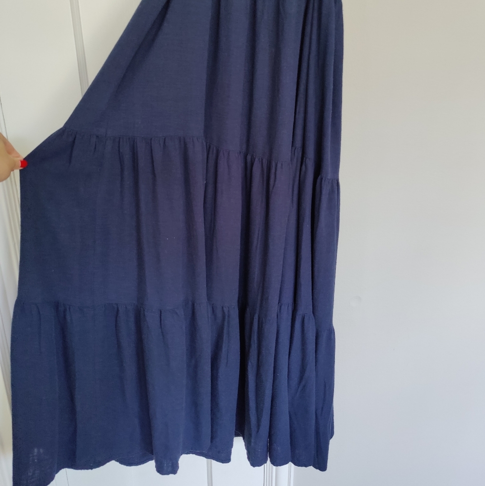 SPLENDID Wynona Linen Blend Maxi Dress | M - Picture 13 of 15